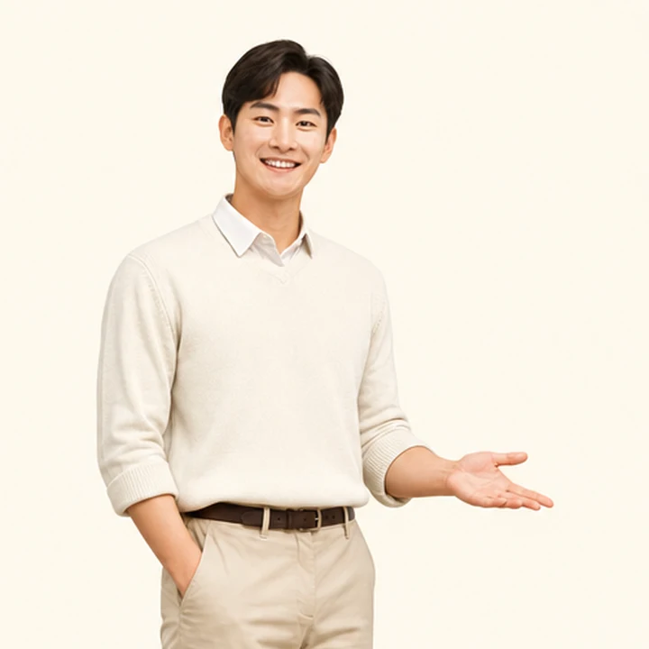 장기렌트 즉시출고 상담 신청을 안내하는 담당자